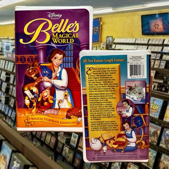 1998 Disney Presents BELLE’S MAGICAL WORLD Vhs #12546 - Picture 2 of 15